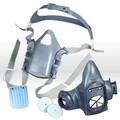 3M Respirator, Ultimate Reusable Half Face Pc Respirator 7501/37081(AAd), S 51131-37081